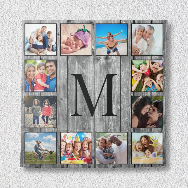 Create Your Custom Photo Collage Rustic Farmhouse Tapestry (Creator Uploaded)