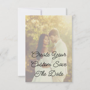 Create Your Custom Save The Date RSVP Card