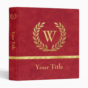 Create Your Decorative Monogram Binder