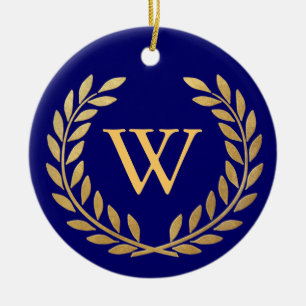 Create Your Decorative Monogram Ceramic Ornament