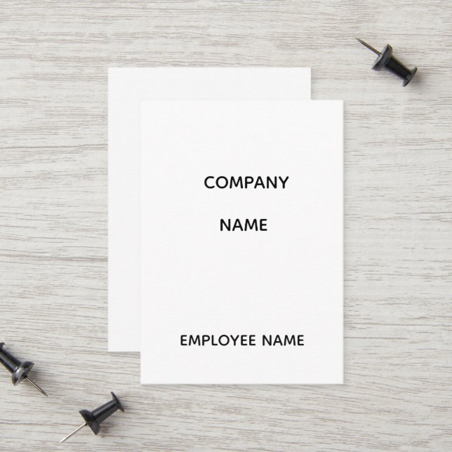 Create your design here add your text logo calling card (Front/Back In Situ)