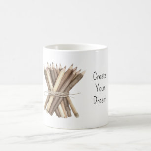 Create Your Dream Pencils Artist Coffee Mug