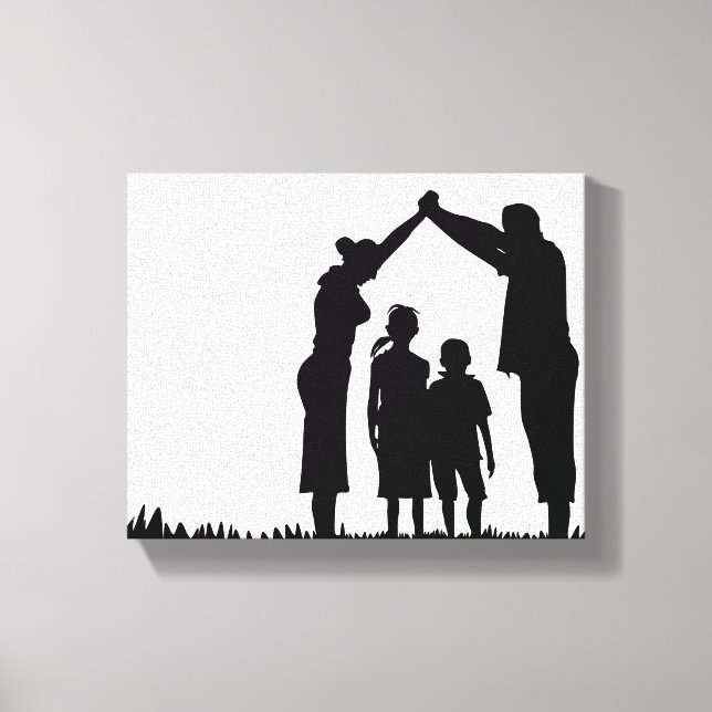 Create your family photo canvas print (Front)