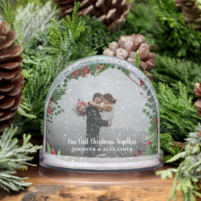Create your First Christmas Together photo Snowglobe (Winter)