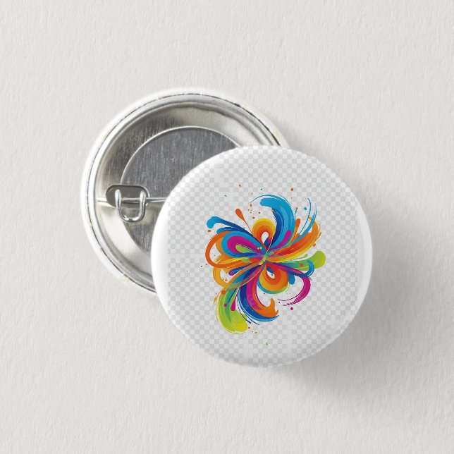 create your future-positive mindset 1 inch round button (Front & Back)