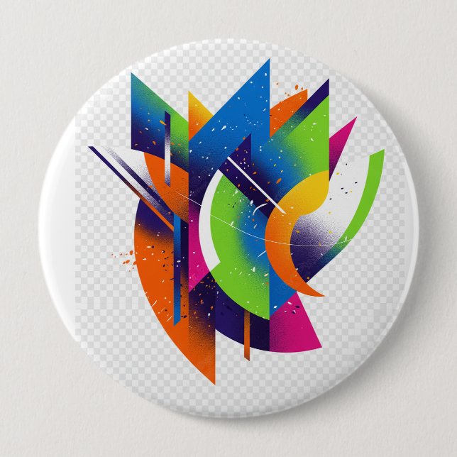 create your future_positive mindset 4 inch round button (Front)