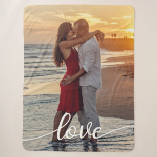 Create Your Love Romantic Photo  Sherpa Blanket