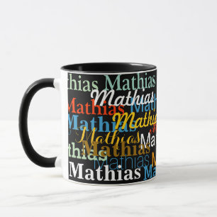 Create Your Name Pattern Mug