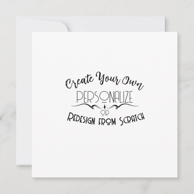 Create Your Own (Front)