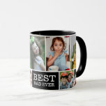 Create Your Own 10 Photo Collage Best Dad Ever Mug<br><div class="desc">Photo Collage Mug - A special gift for dad personalized with 10 favourite pictures of happy memories with kids.</div>