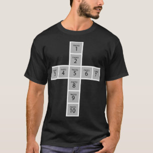 Create your own 10 photo collage  Christian cross T-Shirt