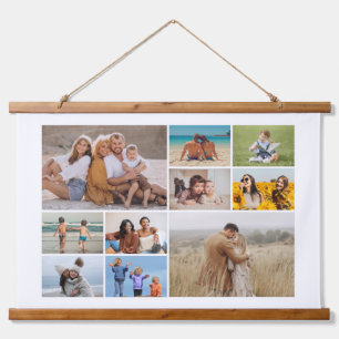 Create Your Own 10 Photo Collage Hanging Tapestry