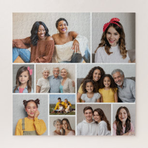 Create Your Own 10 Photo Collage Jigsaw Puzzle