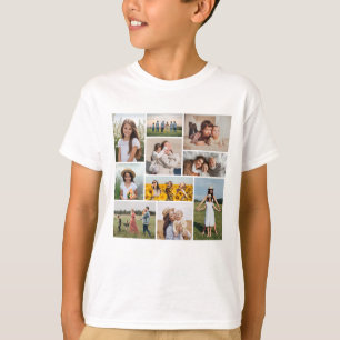 Create Your Own 10 Photo Collage  T-Shirt