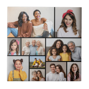 Create Your Own 10 Photo Collage Tile