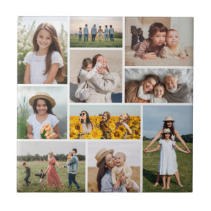 Create Your Own 10 Photo Collage Tile