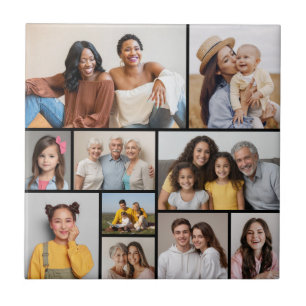 Create Your Own 10 Photo Collage Tile
