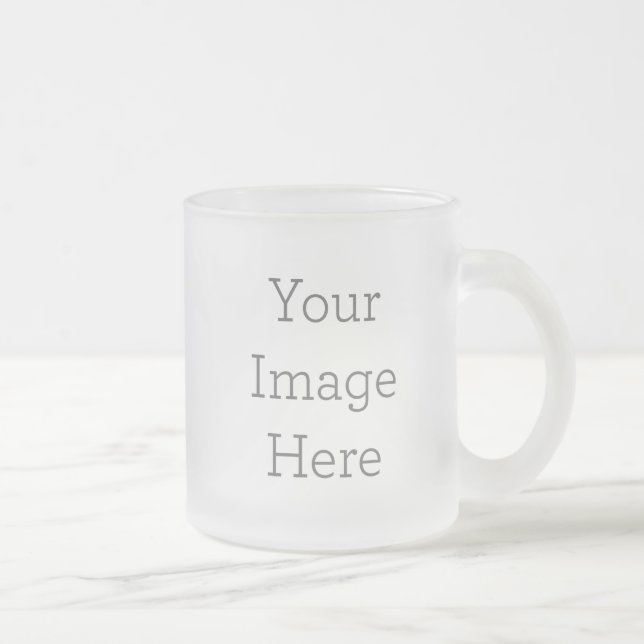 Frosted Glass Mug, 296 ml (Right)