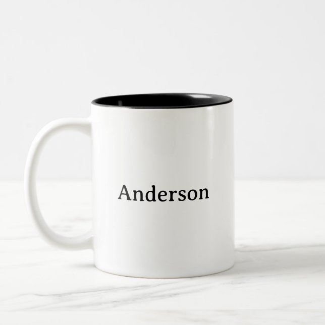 Create Your Own 11 oz  Two-Tone Coffee Mug (Left)