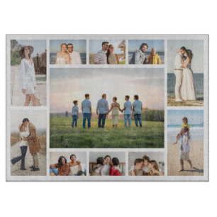 Create Your Own 11 Photo Collage Cutting Board