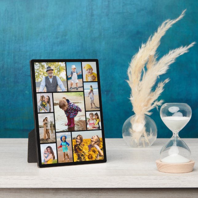 Create Your Own 11 Photo Collage Plaque (Side)