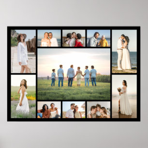 Create Your Own 11 Photo Collage Poster