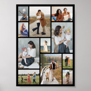 Create Your Own 11 Photo Collage Poster