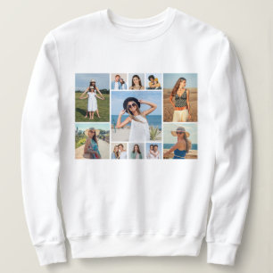 Create Your Own 11 Photo Collage Sweatshirt