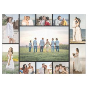 Create Your Own 11 Photo Collage Tablecloth