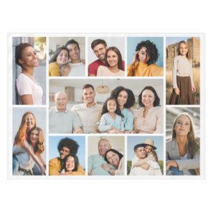 Create Your Own 11 Photo Collage Tablecloth