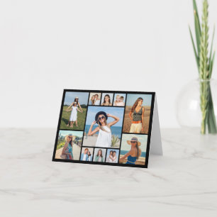 Create Your Own 11 Photo Folded Note Card