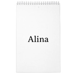 Create Your Own 11" x 7" Single Page Small White Calendar