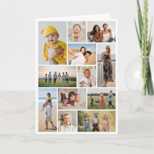 Create Your Own 12 Photo Collage Card