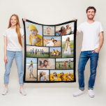 Create Your Own 12 Photo Collage Fleece Blanket<br><div class="desc">Create your own 12 Photo Collage for Christmas, Birthdays, Weddings, Anniversaries, Graduations, Father's Day, Mother's Day or any other Special Occasion, with our easy-to-use design tool. Add your favorite photos of friends, family, vacations, hobbies and pets and you'll have a stunning, one-of-a-kind photo collage. Our custom photo collage is perfect...</div>