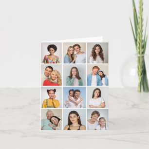 Create Your Own 12 Photo Collage Invitation