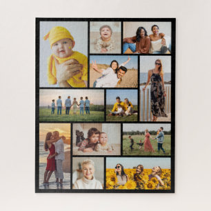 Create Your Own 12 Photo Collage Jigsaw Puzzle