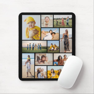 Create Your Own 12 Photo Collage Mouse Pad