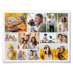 Create Your Own 12 Photo Collage Photo Enlargement