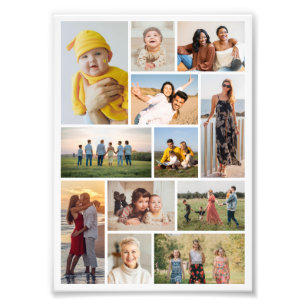 Create Your Own 12 Photo Collage Photo Enlargement