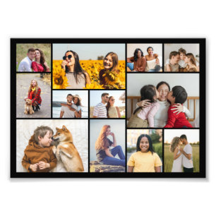 Create Your Own 12 Photo Collage Photo Enlargement Print
