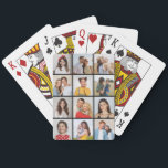 Create Your Own 12 Photo Collage Playing Cards<br><div class="desc">Create your own 12 Photo Collage for Christmas, Birthdays, Weddings, Anniversaries, Graduations, Father's Day, Mother's Day or any other Special Occasion, with our easy-to-use design tool. Add your favourite photos of friends, family, vacations, hobbies and pets and you'll have a stunning, one-of-a-kind photo collage. Our custom photo collage is perfect...</div>