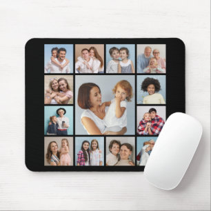 Create Your Own 13 Photo Collage Mouse Pad