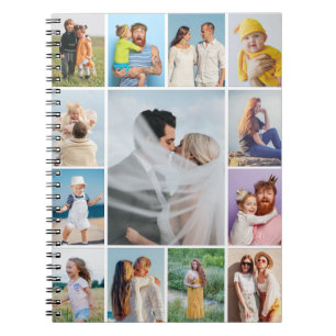 Create Your Own 13 Photo Collage Notebook