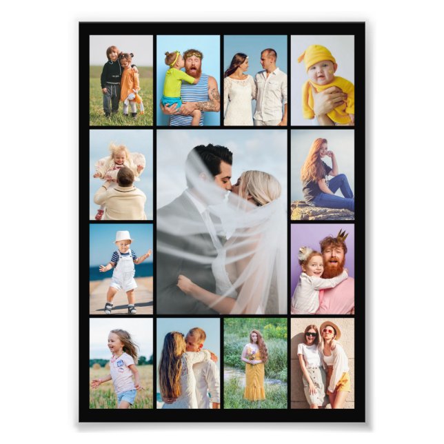Create Your Own 13 Photo Collage Photo Enlargement (Front)