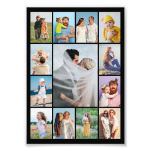 Create Your Own 13 Photo Collage Photo Enlargement Print