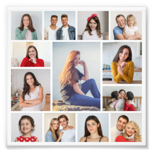 Create Your Own 13 Photo Collage Photo Print