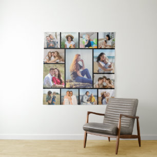 Create Your Own 13 Photo Collage Tapestry