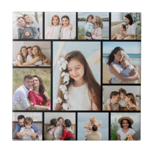 Create Your Own 13 Photo Collage Tile