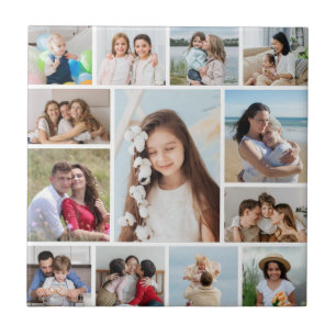 Create Your Own 13 Photo Collage Tile