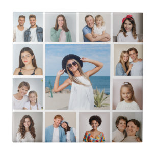 Create Your Own 13 Photo Collage Tile